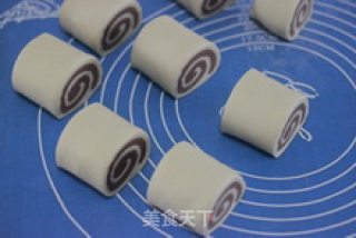 可可双色馒头的做法步骤：10