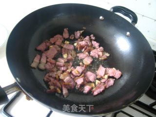 腊肉豌豆煲仔饭的做法步骤：8