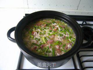 腊肉豌豆煲仔饭的做法步骤：14