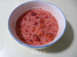 梅花草莓糕的做法步骤：3