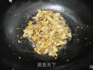 蕨菜炒花肉的做法步骤：5