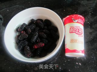 桑果酸奶饮的做法步骤：1
