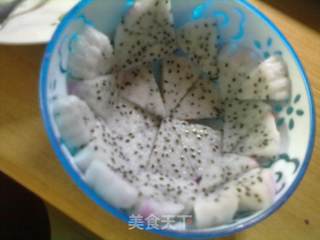 火龙酸奶紫薯泥的做法步骤：3