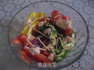 蔬菜沙拉的做法步骤：9