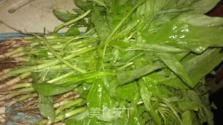 蚕豆苋菜的做法步骤：1