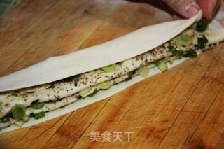 层层酥葱花煎饼的做法步骤：7