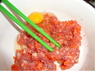 茄子镶肉未的做法步骤：4