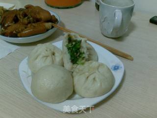 香菇油菜包的做法步骤：4