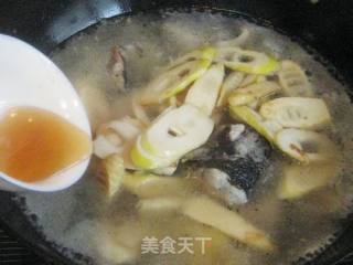 春笋黑鱼汤的做法步骤：6