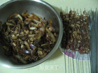 家庭烤箱版羊肉串的做法步骤：17