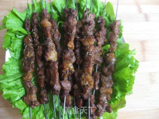 家庭烤箱版羊肉串的做法步骤：22