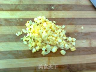 鲜玉米粒饼的做法步骤：2