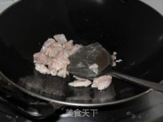 肉片炒双菇的做法步骤：4
