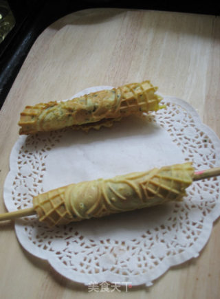 紫苔蛋卷的做法步骤：15