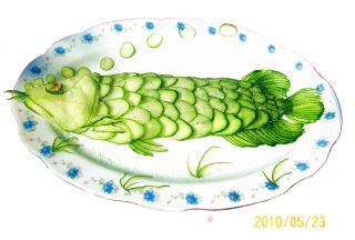 糖醋黄花发财鱼的做法步骤：17