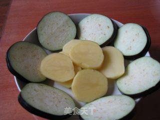 电饼铛煎茄盒土豆盒的做法步骤：3