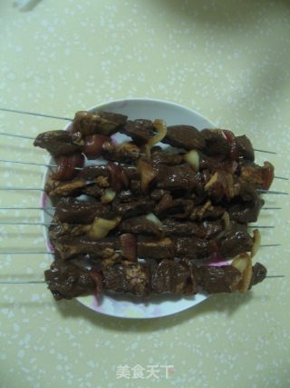蚝油洋葱牛肉串的做法步骤：12