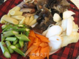 罗汉斋烩饭的做法步骤：2