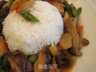 罗汉斋烩饭的做法步骤：7