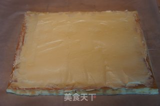 【我的烘培时间】幻想中的彩色豹纹世界---七彩豹纹蛋糕卷的做法步骤：50