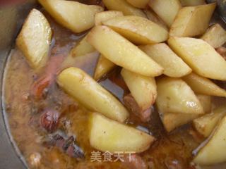 猪脚红烧地蛋的做法步骤：8