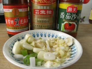 茄汁四素的做法步骤：2