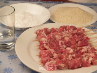 厨艺葱香烤串的做法步骤：1