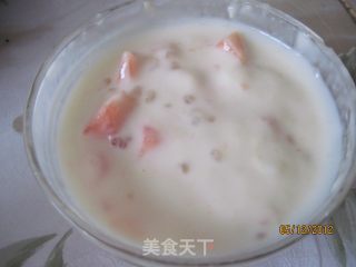 木瓜核桃西米露的做法步骤：5
