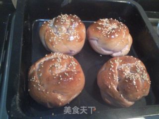 紫薯花环包的做法步骤：7