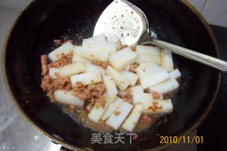 泡椒肉糜炒凉粉的做法步骤：3