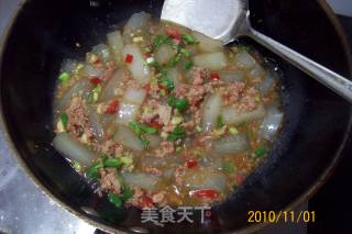 泡椒肉糜炒凉粉的做法步骤：6