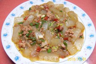 泡椒肉糜炒凉粉的做法步骤：7