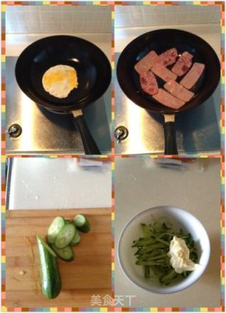早餐三明治的做法步骤：2