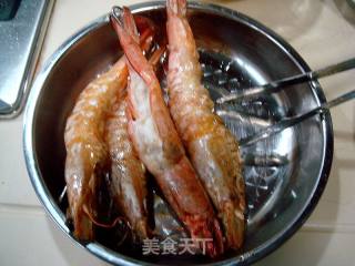 铁板焅大虾的做法步骤：4