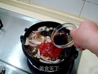 铁板焅大虾的做法步骤：8