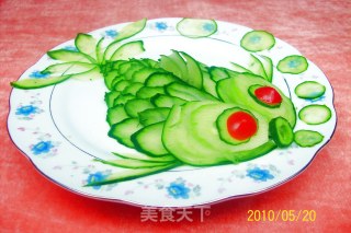 糖醋黄瓜小金鱼的做法步骤：11