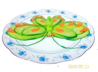 糖醋黄瓜花蝴蝶的做法步骤：13