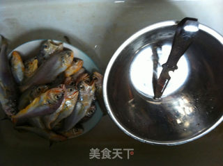 荠菜黄鱼春卷的做法步骤：1