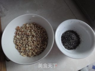 虾肉核桃芝麻饼的做法步骤：10