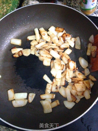 让你欢呼的清淡优雅——葱油菜饭的做法步骤：4