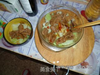水煮牛肉片的做法步骤：7