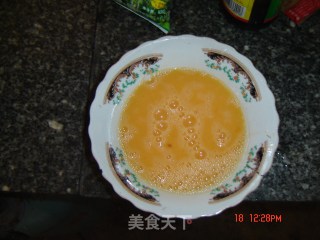 油酥酥的茄子蛋饼的做法步骤：3