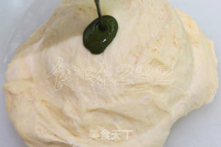 抹茶蜜豆圆吐司的做法步骤：3