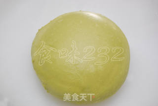 抹茶蜜豆圆吐司的做法步骤：4