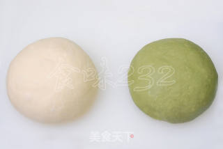 抹茶蜜豆圆吐司的做法步骤：6
