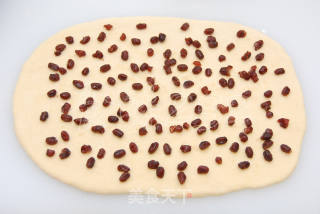 抹茶蜜豆圆吐司的做法步骤：7