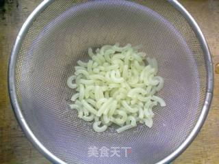 绿豆通心粉糖水的做法步骤：2