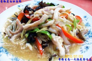 【1条黑鱼6道菜】——之一《青椒茭白炒鱼柳》的做法步骤：9