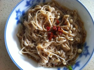 凉拌金针菇的做法步骤：7