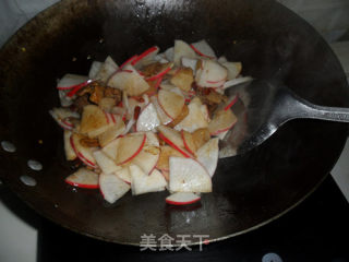 萝卜炒肉片的做法步骤：7